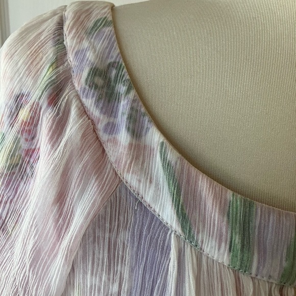 HD in Paris Anthropologie sheer gauze dress size 6 - Picture 2 of 8